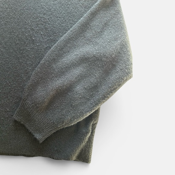 H&M Women's Medium Black Wool Blend Oversized Turtleneck Sweater 90s Minimalist - Picture 7 of 11